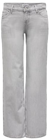 ONLY Damen Straight Fit Jeans Female Straight-fit Jeans Onlbrenda Niedrige Taille Gerade Geschnitten Jeans