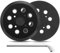 Sander Pad for Milwaukee, 2 Pack 5 Inch 8 Hole Orbital Sander Pad for Milwaukee 6021-21 6034-21 2648-20 2648-21 5 Random Orbit Sander Replacement Hook and Loop Backing Pad for Part Number 51-36-7100