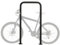 Mendler Fahrradbügel HWC-N42, Fahrradständer Anlehnbügel Bügel Absperrung, In-/Outdoor Stahl pulverbeschichtet 120x70x12cm