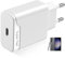 Prise Chargeur Rapide 25W pour Samsung Galaxy A55 A25 A16 A15 A14 A35 A54 5G S25 S24 S23 S22 S21 S20 Fe Tab S9 FE Tab A9 Charge USB C Secteur Adaptateur