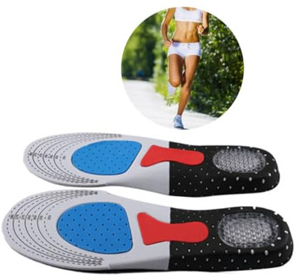 FOMIYES Zelluläre Einlegesohlen Für Basketball Atmungsaktive Eva-fußmatte Schweißabsorbierendes Fußpolster Fersenkissen Fußstütze Schwarz