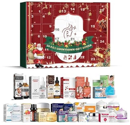 Adventskalender 2024 Frauen Beauty, Make Up Adventskalender 2024, Hautpflege Adventskalender 2024, Adventskalender 2024, 24 Tage Weihnachts Adventskalender Pflegesets Für Frauen