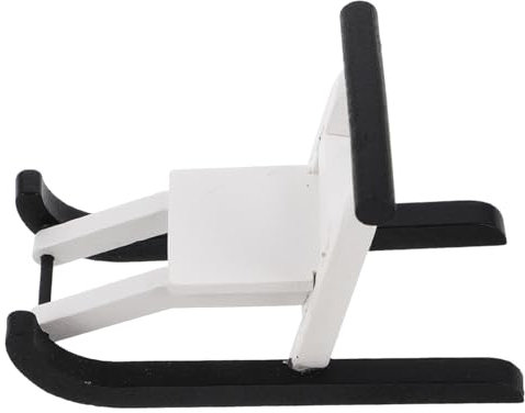 MOLUCKFU Holz-schneeschlitten Spielzeug Weihnachts-Miniatur-Schlitten Figur Bastelprojekt für Weihnachtsdekoration Dekorativer Tischschlitten