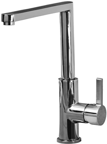 Liquida W25CH 360 Degree Swivel Spout Chrome Kitchen Mixer Tap