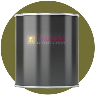 Tadessi Pintura interior verde – pistacho – pintura lavable mate – pintura de emulsión – poco olor y sin disolventes – envase de 1 litro
