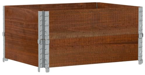 Kangqiling3295842 Blumenkasten für den Garten, braun, 80 x 60 cm