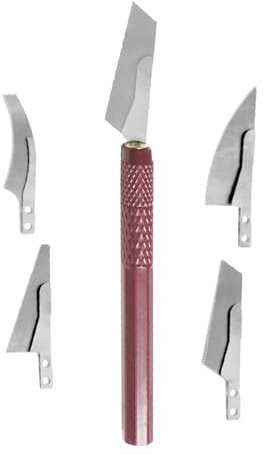 Model Making Hand Saw Set, Hobby Modelling Saw, Craft Tools, Hand Model Saw Set - Hobby Craft Saw Hacksaw Tool Set with 4 Craft Cutters for Craft Cutting