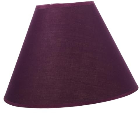 E27 Stofflampenschirm für Tisch und Stehlampen als Ersatzschirm Lila | Stoff Lampenschirm für Tischlampe, Einfache Abnahme, E27 Fassung, Zubehör für Tisch und Stehlampen