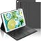 FOGARI Clavier pour iPad Pro 12.9 2017/2015,Coque Clavier pour iPad Pro 12.9 2eme/1eme Generation avec Touchpad,Rechargeable Clavier AZERTY, Noir