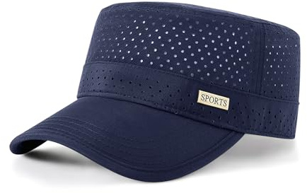 YAMEE Military Cap Herren Sommermütze Mesh Leichte Atmungsaktive,Army Cap Männer Schnelltrocknende,Baseballcap Herren für Outdoor-Sport,Wandern