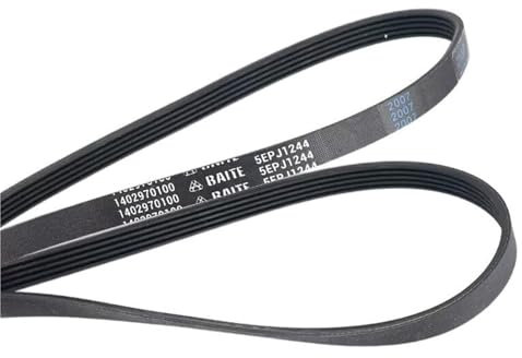 1 tambor de lavadora Beko, compatible con TCL, 5EPJ1244, 5PJ1244, 5PJE1244, piezas de correa giratoria de goma N