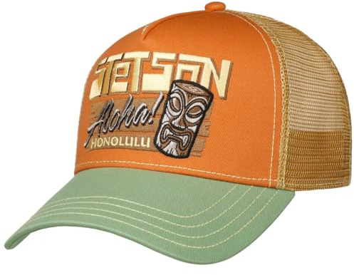 Stetson Aloha Honolulu Truckercap Snapback Damen und Herren Sommer Winter