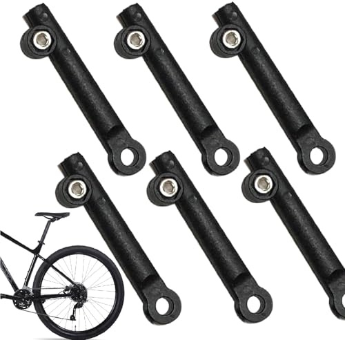 Duqulle 6 Stück Fahrrad-Schutzblechhalterungen, Stützstange Für Modifikationen, Tragbarer Schutzblechhalter, Verstellbare Länge Für Jugendliche, Erwachsene, Fahrräder Und Roller, Schlammschutzschiene