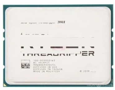 Processore CPU 3990x 64 core 128 thread da 2,9 Ghz a 4,3 Ghz 280 W strx4 | Ripper di thread 3990x 64 core 128 thread da 2,9 Ghz a 4,3 Ghz