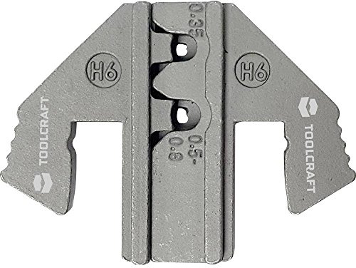 TOOLCRAFT PLE-0H6 Crimp-Einsatz I Crimpzangeneinsatz I Crimpstempel I Crimp-Einsätze I Delphi Weather-Pack 0,35-0,8 mm² I Passend für Zange PZ-500 I Werkzeugzubehör