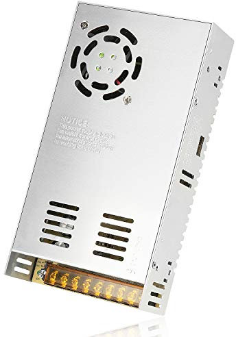 LEDMO 24V 20A 480W Transformador de Potencia, Fuente de Alimentación, Transformador de Voltaje para la Tira de LED