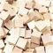 Blanko-Stempelhalterung, Hartholz, für Scrapbooking, 1,9 x 1,9 cm, 20 Stück