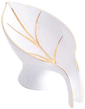 Xinwanhong Seifenschale, Keramik Seifenablage, Seifenhalter mit Ablauf, Seifendose Ohne Bohren, Seifenbox mit Saugnapf, Soap Holder für Badezimmer Dusche,Weiß