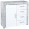 Sideboard aus weißem Zement 77 x 40 x 82 h