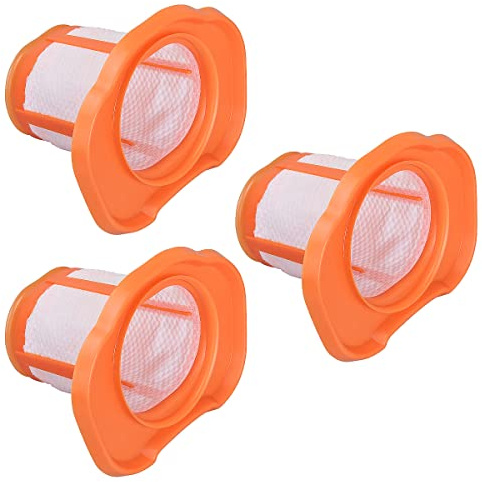 Jajadeal 3 Stück Filter für Black+Decker BHHV520BT BHHV520BFP BHHV320B BHHV320J BHHV520BF BHHV520JF Akku Handstaubsauger Ersatzteile Zubehör Ersatzfilter Waschbar