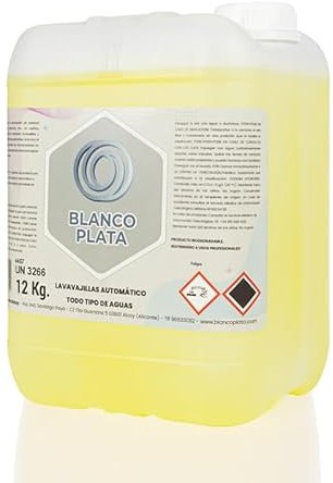 Blancoplata - Detergente Lavavajillas Máquinas Profesional para todo tipo de agua 10 Litros