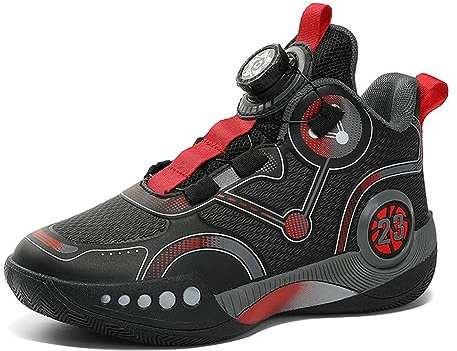 Herren Walkingschuhe Turnschuhe Fitnessstudio Sportschuhe Sneaker Running Tennis Schuhe Freizeit Straßenlaufschuhe Fashion Leichtgewichts Atmungsaktiv Schlüpfen Schuhe Schwarz rot 42EU