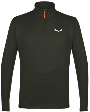 Salewa Puez Polarlite Half Zip Fleece Men, Green, XXL