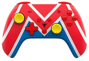 DragonShock – PopTop kompakter, kabelloser Bluetooth-Controller | Wireless Controller kompatibel mit Nintendo Switch und PC| Mario Universe1 Style