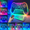BDUN Gamer Neon Sign, Game Controller Neon Sign for Gamer Room Decor, Gaming Neon Sign for Young Boy Room Decor, LED Game Neon Sign Wall decor - Nice Gift for Game Boys