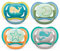 Philips Avent Ultra Air Schnuller, ab 18 Monaten, 4er Pack Tag & Nacht, Atmungsaktiv, Kiefergerecht, inklusive Transport- und Sterilisationsbox, 18+ Monate