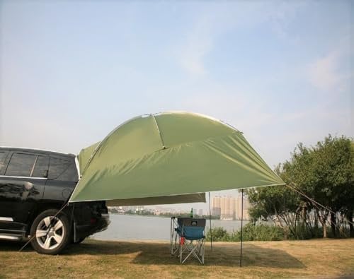 Been Younger Outdoor Camping Car Awning Tent Sun Shelter 10.5'X7.5'X7.2' Self-Driving Leisure Camping Tent for SUV,Car Trunk Canopy Waterproof Car Tent For Family Camping