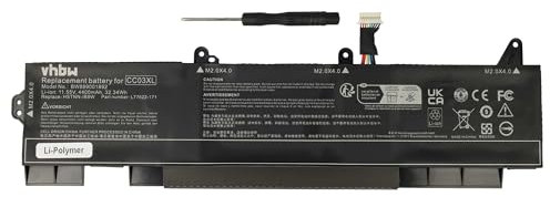vhbw 1x Batterie Compatible avec HP EliteBook 850 G8, 855 G7, 850 G7, 855 G8 Ordinateur Portable (4400mAh, 11,55V, Li-polymère)