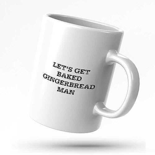 Mug humoristique Let's Get Baked Gingerbread Man - Cadeau pour maman