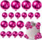 Xsstarmi 24 Pack Ball Cake Topper Shiny Disco Ball Cake Pick Ball Centerpiece Decor Cake Decorations for Baby Shower Wedding Bridal Shower Birthday Party Supplies
