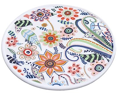 OFFSCH Jarrón De Cerámica Desayuno Buffet Postres y Pizza Plato Familiar Para Servir