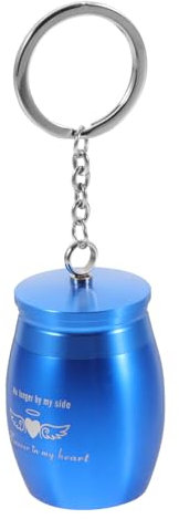 Milisten Simple Convenient Cremation Urn Pet Urn Can Mini Pendant for Pet Ash Storage in Natural Colors