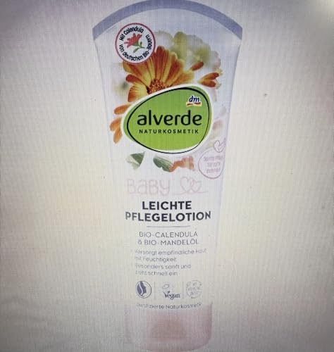 alverde BABY Baby Pflegelotion Calendula & Mandelöl, 200 ml