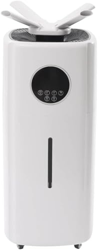 Zayuzo Humidificador Industrial De 21 L, Humidificador De Aire Comercial Con Esterilización UV, Salida De Niebla Grande De 2000 Ml/h, Boquilla Giratoria De 360°, 3 Modos, Temporizador De 12 Horas, Lle