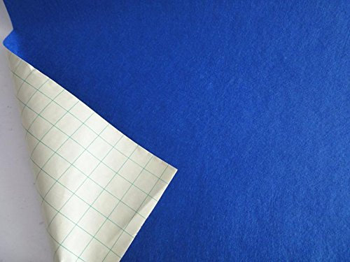 StoffBook ROYALBLAU EDEL BASTELFILZ FILZSTOFF SELBSTKLEBEND KLEBEFILZ STOFF STOFFE, B814