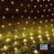 ANSIO® Christmas Net Lights Outdoor, 200 LED 2 x 2m Warm White Fairy Lights with Timer, Mains Powered Mesh Lights for Indoor Outdoor Xmas Trees, Windows, Garden Party Decorations