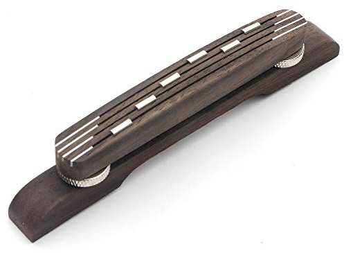 Unxuey höhenverstellbar Palisander Gitarrensteg, 6 Saiten, Archtop Jazz Gitarre schwimmender Steg