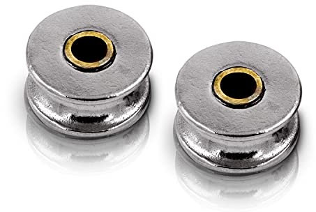 PROTECH 2 Stück Seilrollen 32mm Drahtseil Rolle Stahlseil Blockseilrolle aus Edelstahl Umlenkrolle