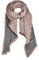 Neverless® großer Strickschal mit Fransen XXL Wollschal Oversized langer Winterschal Damen HerrenUnisex Two Tone Design altrosa