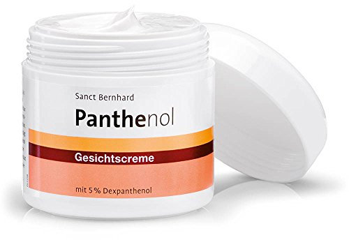 Sanct Bernhard Panthenol Gesichtscreme mit 5% Dexpanthenol | Parfumfrei, ohne Farb- & Konservierungsstoffe | 100ml