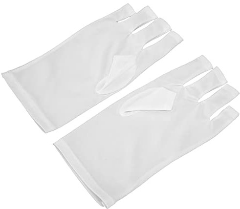 1 Paar Nail Art Handschuhe - Anti‑UV Fingerlose Handschuh LED Nail Art Aushärtelampe Schutzhandschuh Maniküre UV Shield Handschuh Nail Art Hautpflegehandschuh(02)