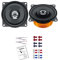 Hertz Auto Lautsprecher Boxen DCX 100.3 120 Watt 10 cm 2 Wege Koax passend für FIAT Punto 2 188 1999-2007 Türen hinten