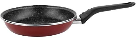MAGEFESA Sartén 30Ø Praga New. Antiadherente bicapa Reforzado Piedra. Fondo Full Induction. Exterior Color Rojo. 50% Ahorro energético.