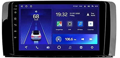 GABITECH 9 Zoll Android 10 Autoradio GPS Navi WiFi für Mercedes Benz R-Klasse 2004-2017. 4GB 64GB ROM. Carplay. DSP und RSD. 4G