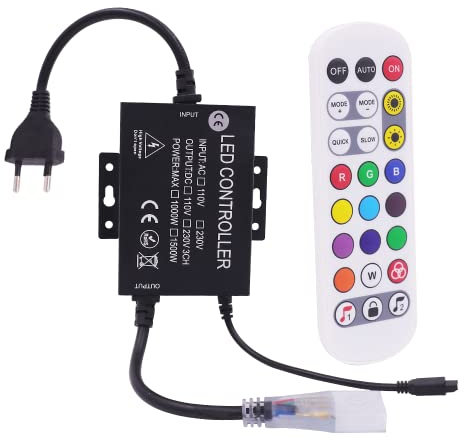 XUNATA 220V 1500W WiFi LED RGB Controller 24Key Fernbedienung für LED Strip Lichtschlauch