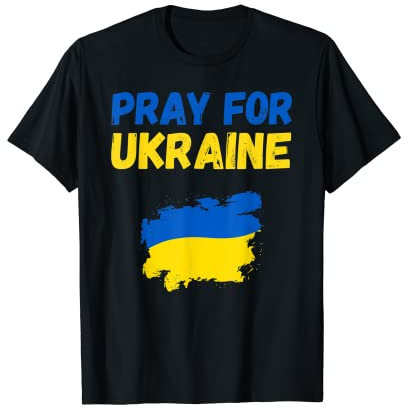 Kein Krieg in Europa I Ukraine Flagge | Bete für die Ukraine T-Shirt